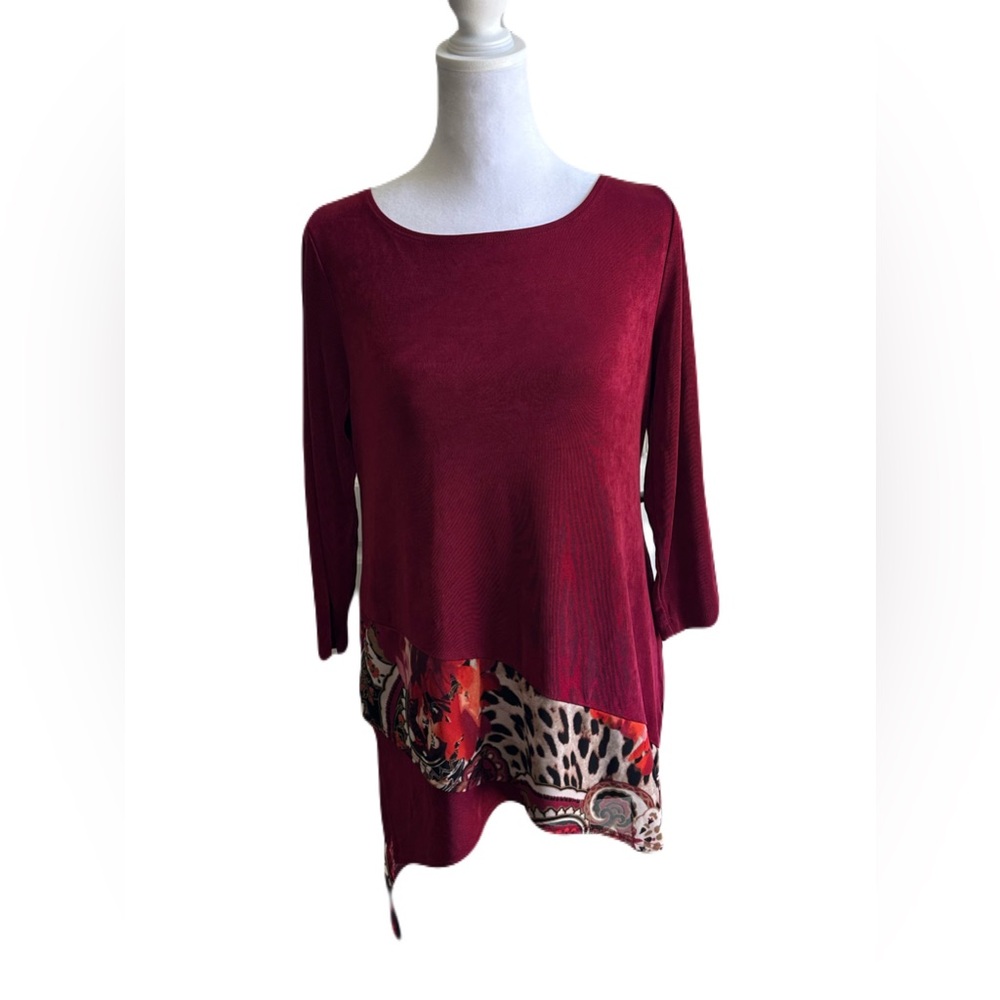 CHICOS Travelers Long Sleeve Top, Like New